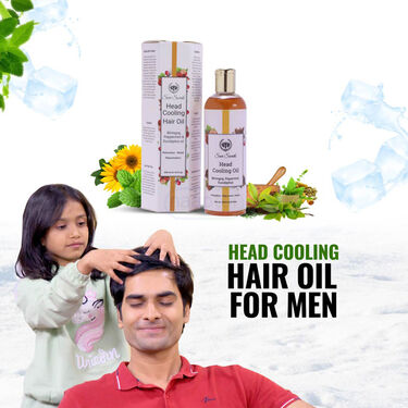 Head Cooling Hair Oil For Men (HCOM)
