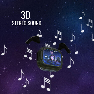Smart Wireless Bluetooth Earpods With Digital Touch Screen (TWS57)