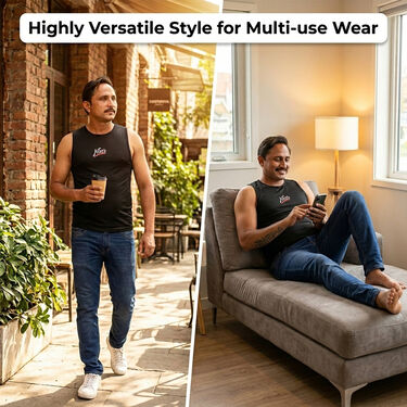 Pack Of 5 Sleeveless Vests For Men (5SL7)