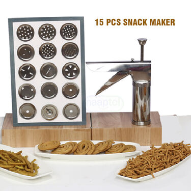 15 Pcs Snack Maker + Free 5Pcs Roller Cutter (15SM8)