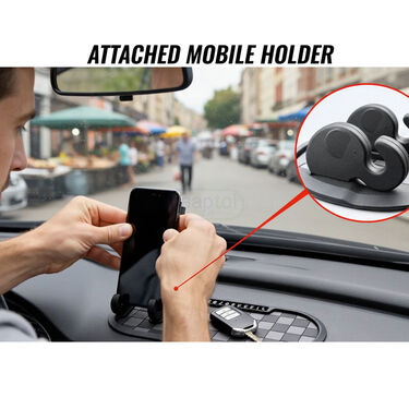 2 In1 Anti Slip Car Dashboard Mat (CDM2)