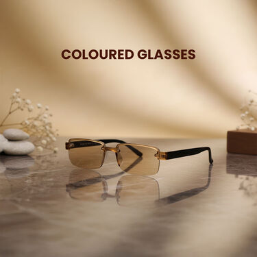 Rimless Adaptive Power Coloured Reading Glasses (1CORG)
