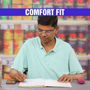 Rimless Adaptive Power Reading Glasses B1 G1 (2RG1)