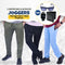 3 Comfortable Elasticated Joggers + FREE Digital Watch + FREE Wallet + FREE Sunglasses (3SPT11)