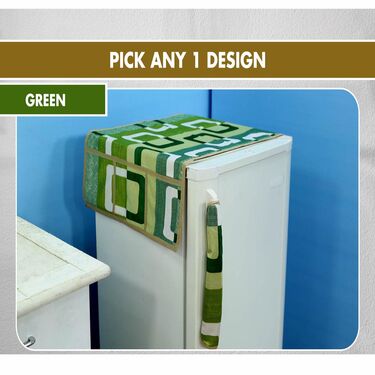 7 Pcs Geometric Fridge Cover Set + 14 Free Gifts