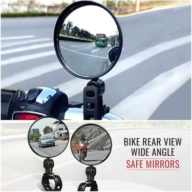 Bike Rear View Safe Mirrors