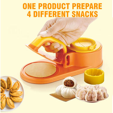 4 in 1 Puri Kachori & Gujiya & Momo-Modak Maker (PKG11)