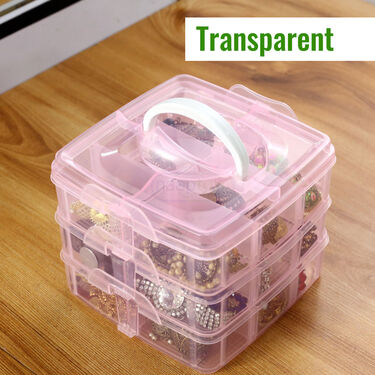 3 Layer Transparent Storage Box Organizer (SO-1)