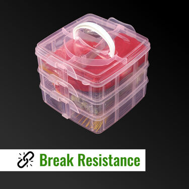 3 Layer Transparent Storage Box Organizer (SO-1)